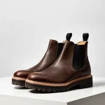 Botas Chelsea de Cuero Nobuk con Suela Antideslizante